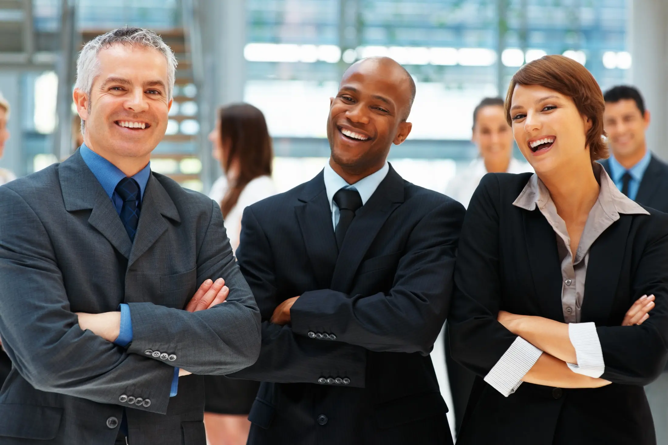 Accounting firm team members after a leadership development session